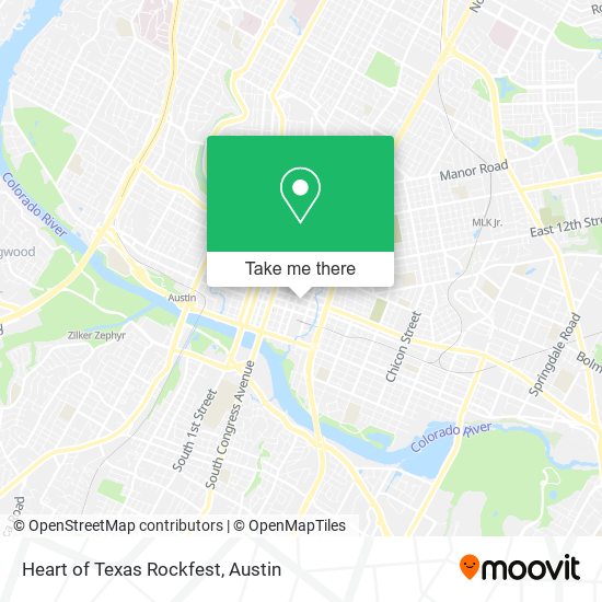Mapa de Heart of Texas Rockfest