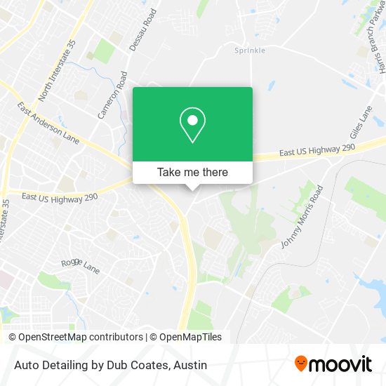 Auto Detailing by Dub Coates map