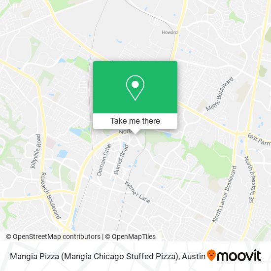 Mapa de Mangia Pizza (Mangia Chicago Stuffed Pizza)