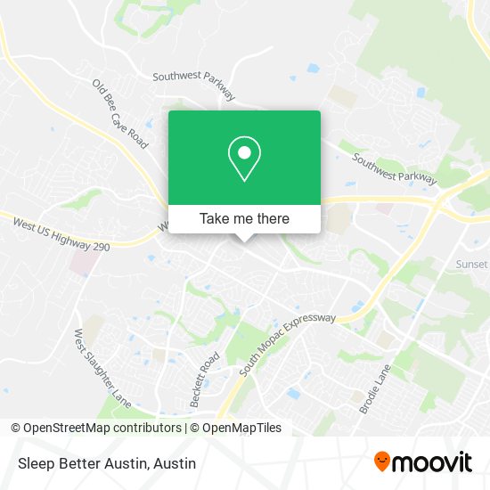 Mapa de Sleep Better Austin