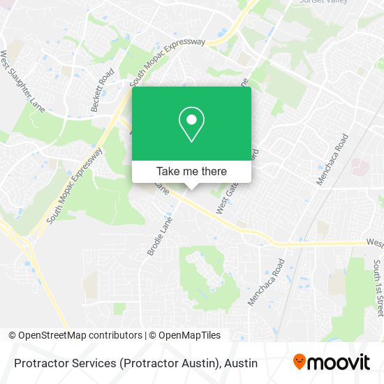 Protractor Services (Protractor Austin) map