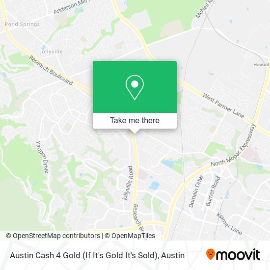 Mapa de Austin Cash 4 Gold (If It's Gold It's Sold)