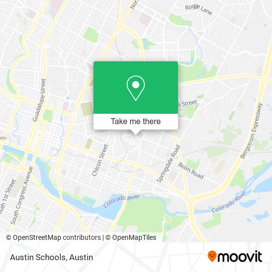 Mapa de Austin Schools