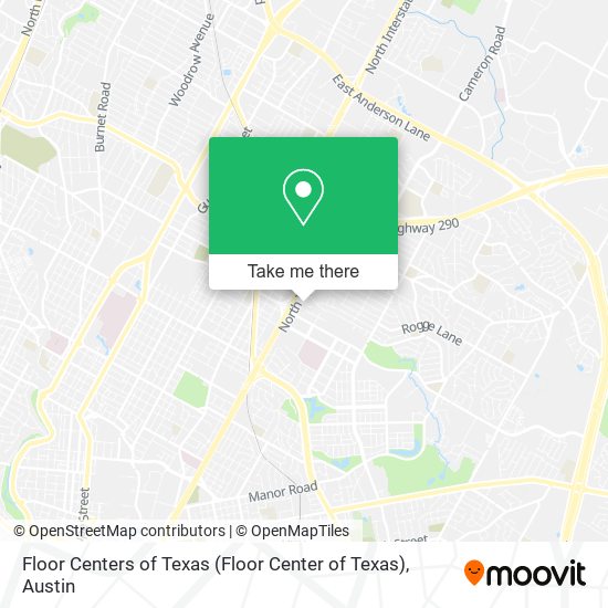 Floor Centers of Texas map
