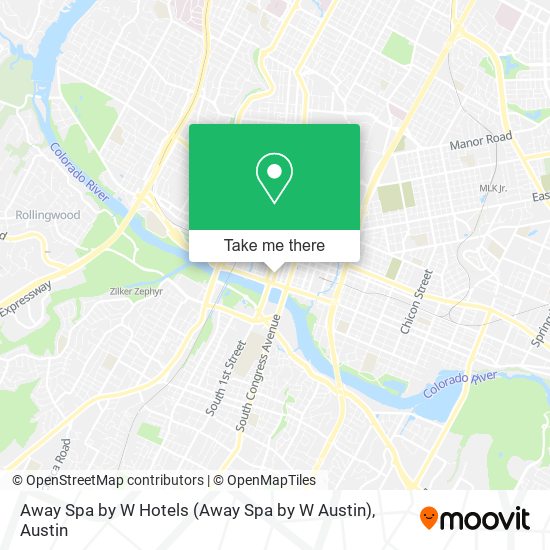 Away Spa by W Hotels map