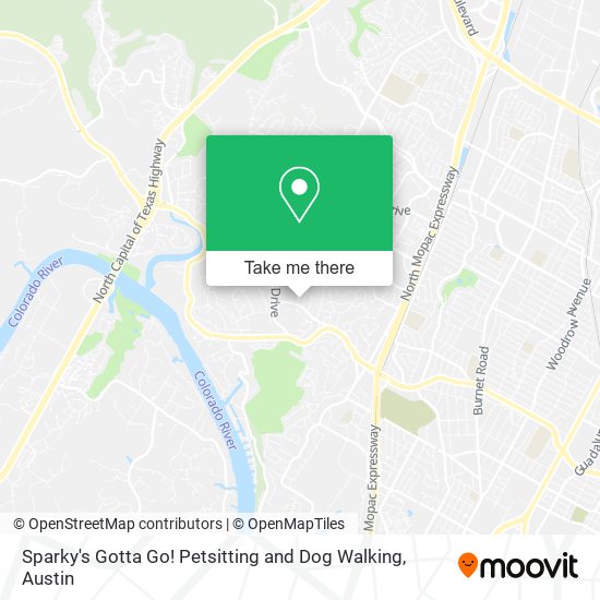 Mapa de Sparky's Gotta Go! Petsitting and Dog Walking
