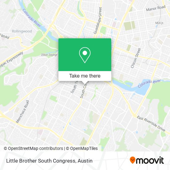 Little Brother South Congress map