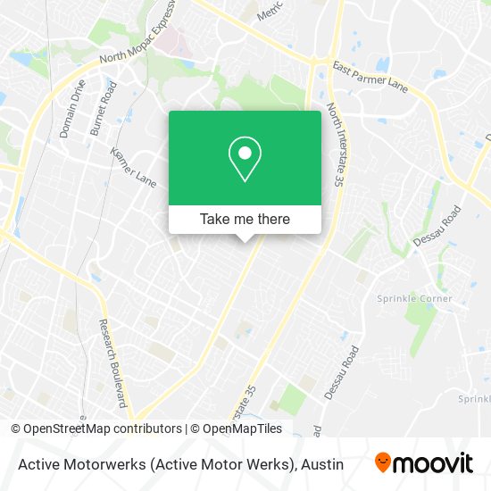 Mapa de Active Motorwerks (Active Motor Werks)