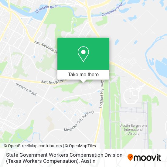 Mapa de State Government Workers Compensation Division (Texas Workers Compensation)