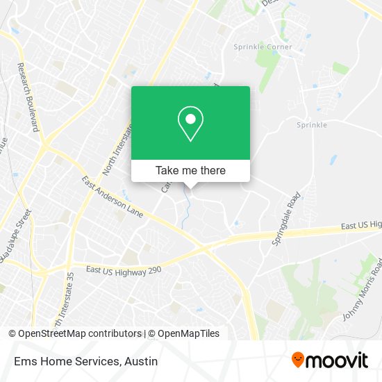 Ems Home Services map