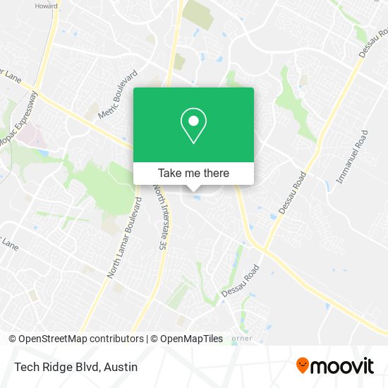 Tech Ridge Blvd map