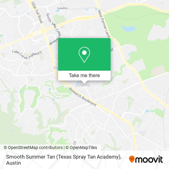 Mapa de Smooth Summer Tan (Texas Spray Tan Academy)