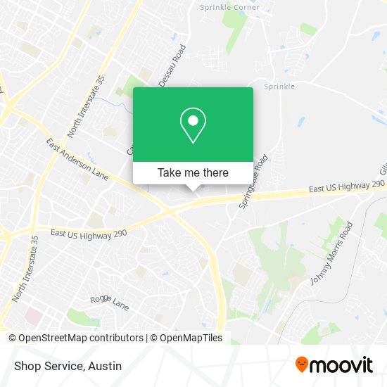 Shop Service map