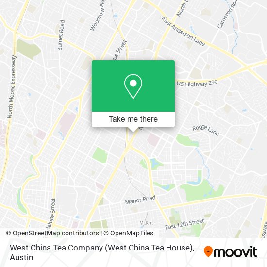 West China Tea Company map
