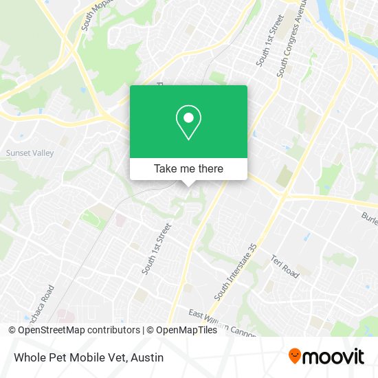 Mapa de Whole Pet Mobile Vet