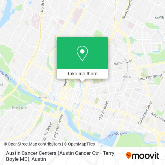 Mapa de Austin Cancer Centers (Austin Cancer Ctr - Terry Boyle MD)