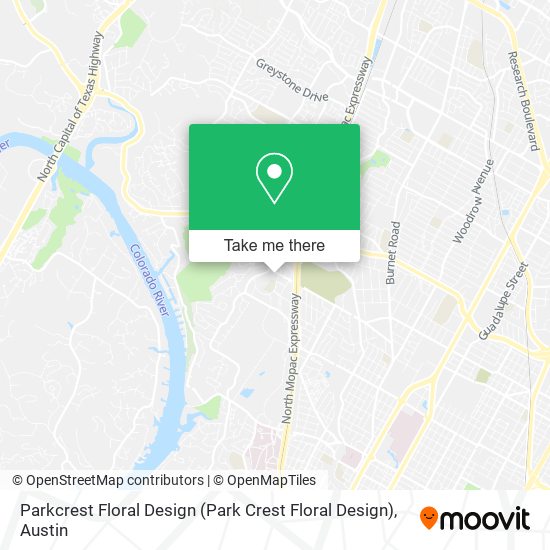 Mapa de Parkcrest Floral Design (Park Crest Floral Design)