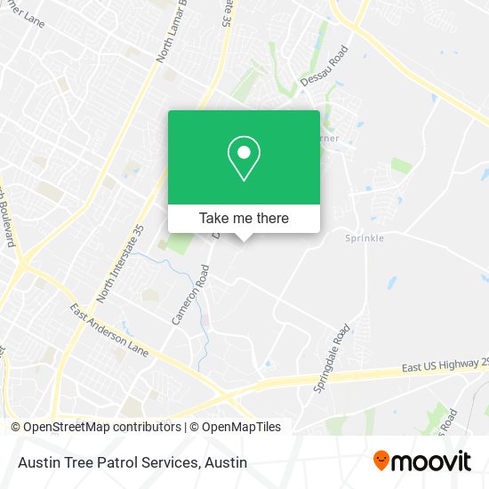 Mapa de Austin Tree Patrol Services