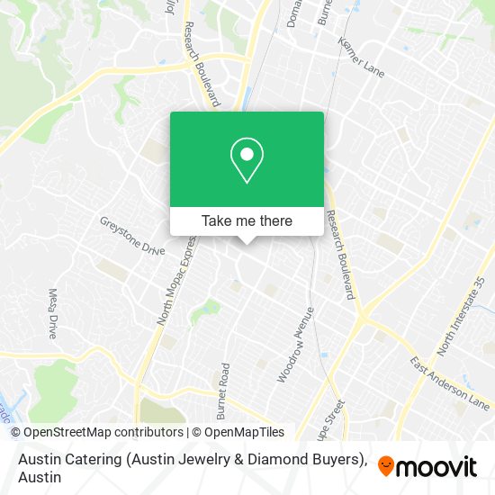 Mapa de Austin Catering (Austin Jewelry & Diamond Buyers)