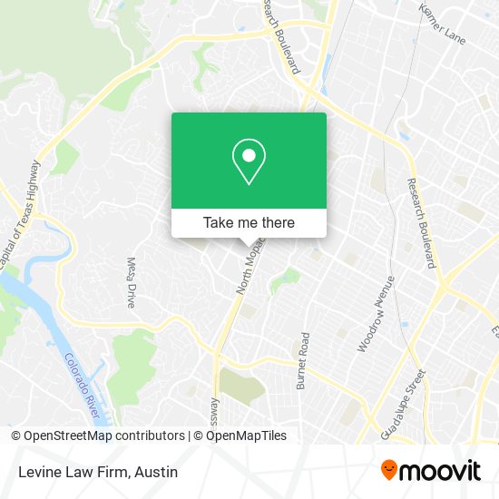 Levine Law Firm map
