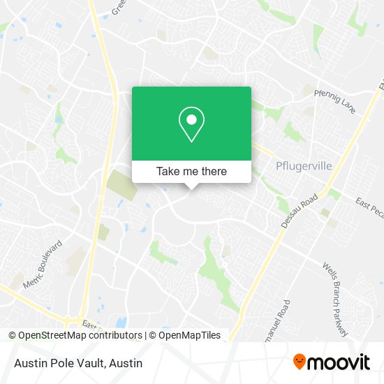 Austin Pole Vault map