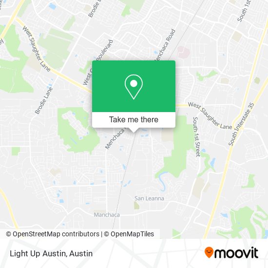 Mapa de Light Up Austin