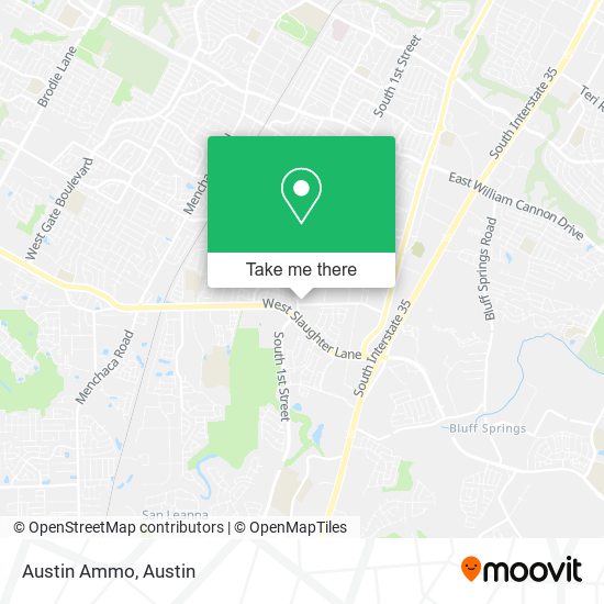 Mapa de Austin Ammo