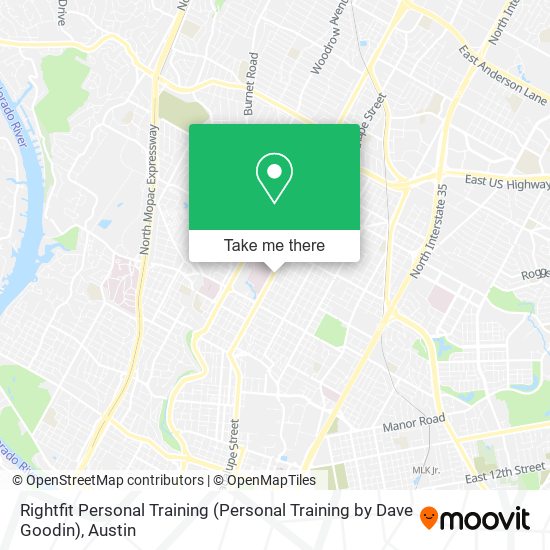 Mapa de Rightfit Personal Training (Personal Training by Dave Goodin)