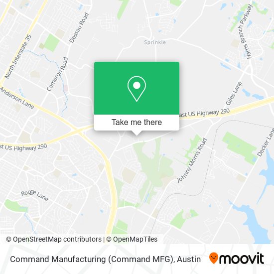 Command Manufacturing (Command MFG) map