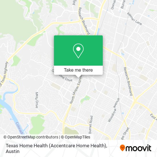 Texas Home Health (Accentcare Home Health) map