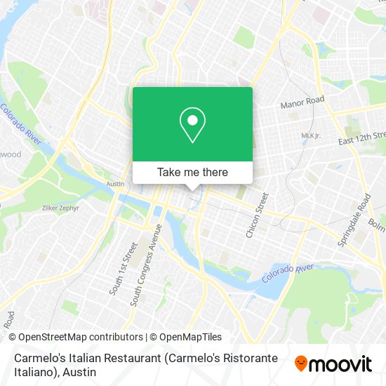 Mapa de Carmelo's Italian Restaurant (Carmelo's Ristorante Italiano)