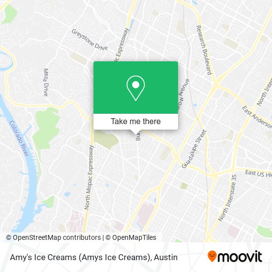 Mapa de Amy's Ice Creams (Amys Ice Creams)