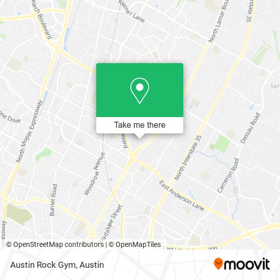 Mapa de Austin Rock Gym