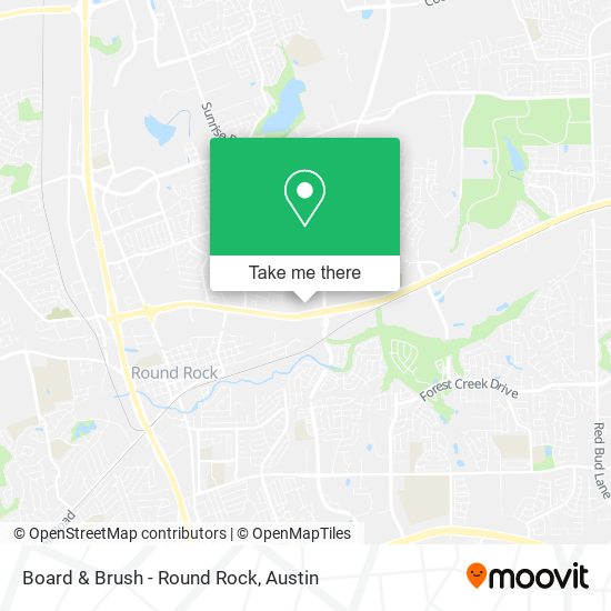 Board & Brush - Round Rock map