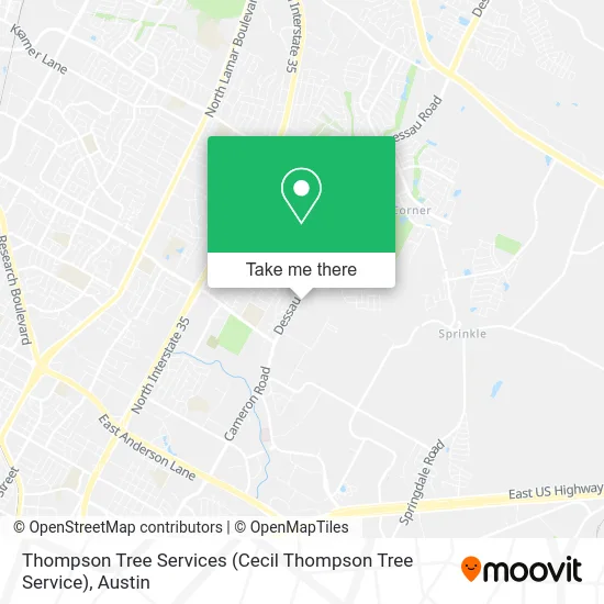 Thompson Tree Services (Cecil Thompson Tree Service) map