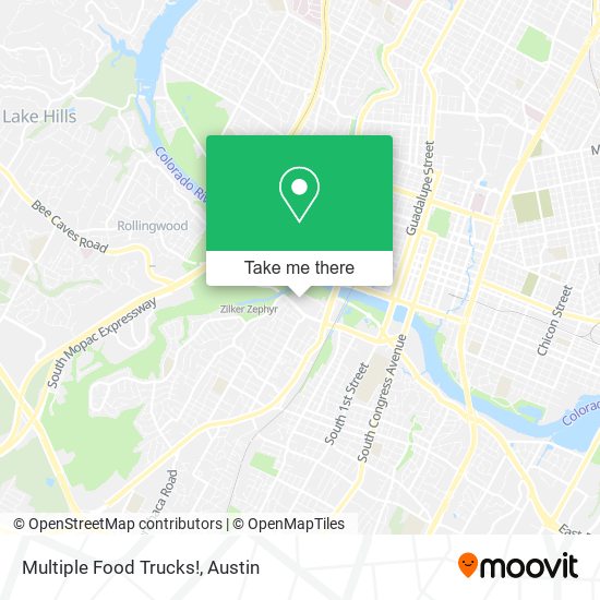 Mapa de Multiple Food Trucks!
