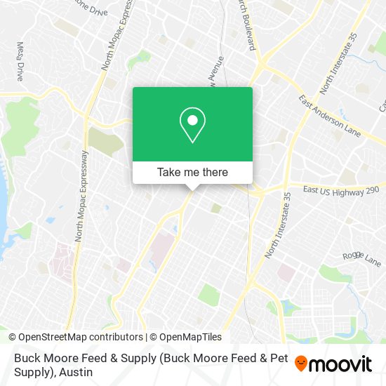 Mapa de Buck Moore Feed & Supply