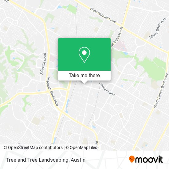 Tree and Tree Landscaping map
