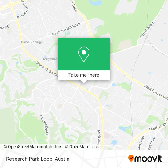 Research Park Loop map