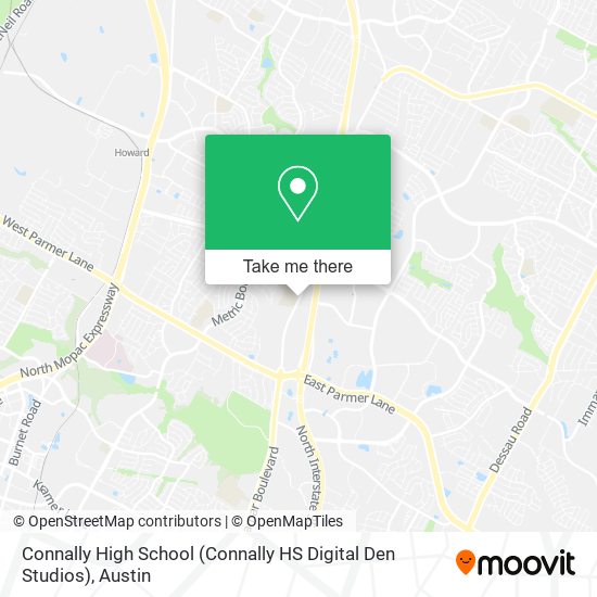Mapa de Connally High School (Connally HS Digital Den Studios)