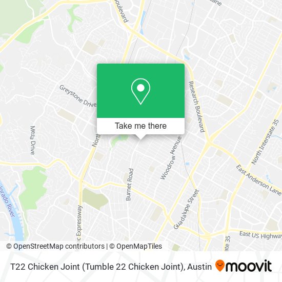 T22 Chicken Joint (Tumble 22 Chicken Joint) map