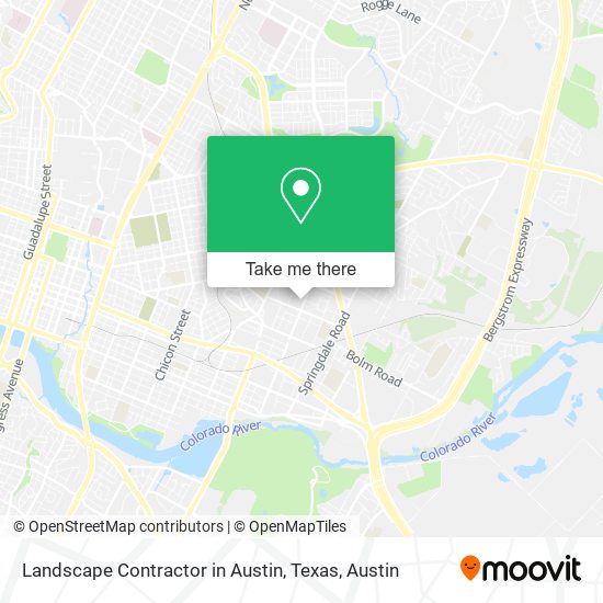 Landscape Contractor in Austin, Texas map