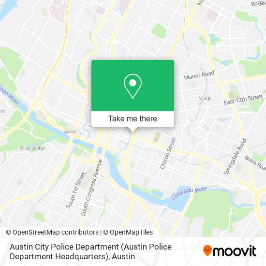 Mapa de Austin City Police Department
