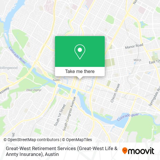 Mapa de Great-West Retirement Services (Great-West Life & Annty Insurance)