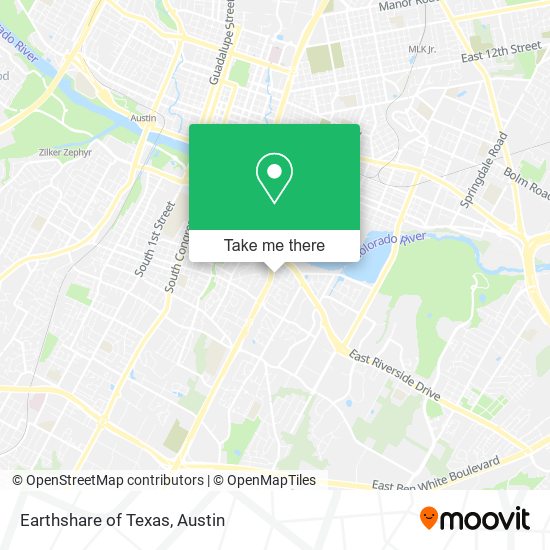Mapa de Earthshare of Texas