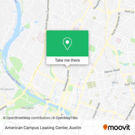 American Campus Leasing Center map