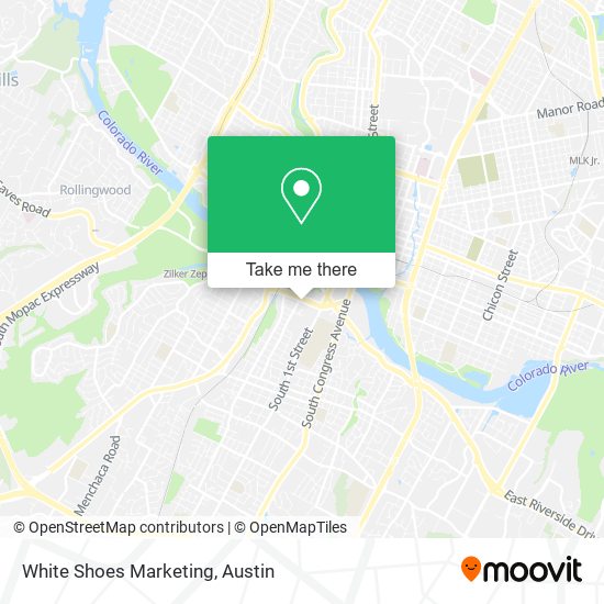 White Shoes Marketing map