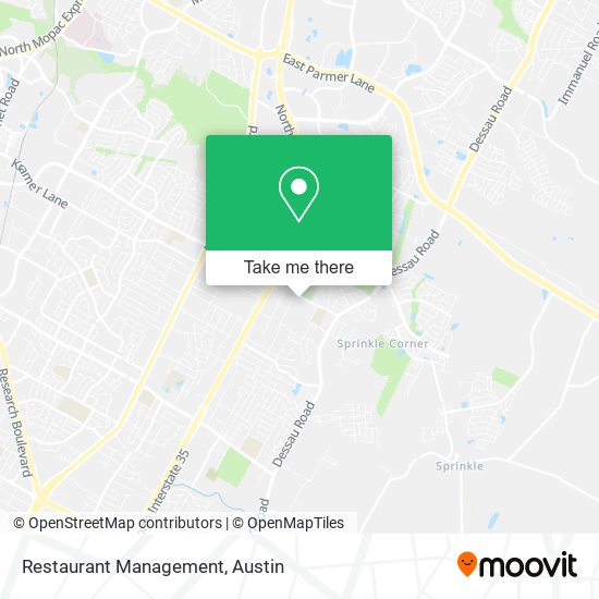 Restaurant Management map