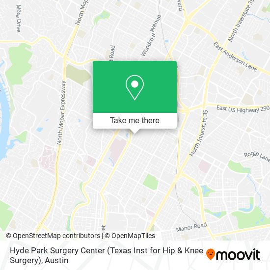 Hyde Park Surgery Center (Texas Inst for Hip & Knee Surgery) map