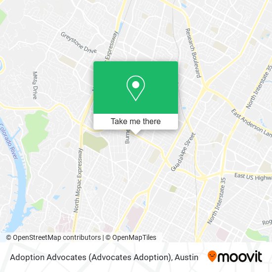 Adoption Advocates map